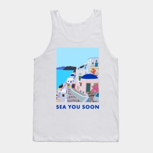 Sea you soon [Santorini, Greece] Tank Top